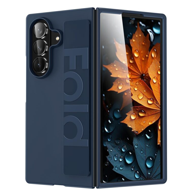 CAUHENYEE Cover per Samsung Galaxy Z Fold 7 Custodia, con Cinturino Antiscivolo Posteriore, Antishock e Antiscivolo – Cove...