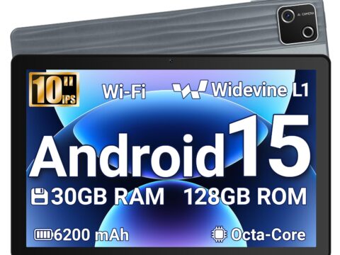 Vekoy Tablet 10 pollici Android 15 con Wi-Fi 6 e 6200 mAh