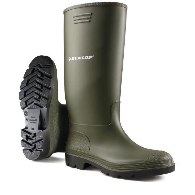 DUNLOP Pricemastor 380PP Stivali da Lavoro in PVC Neri