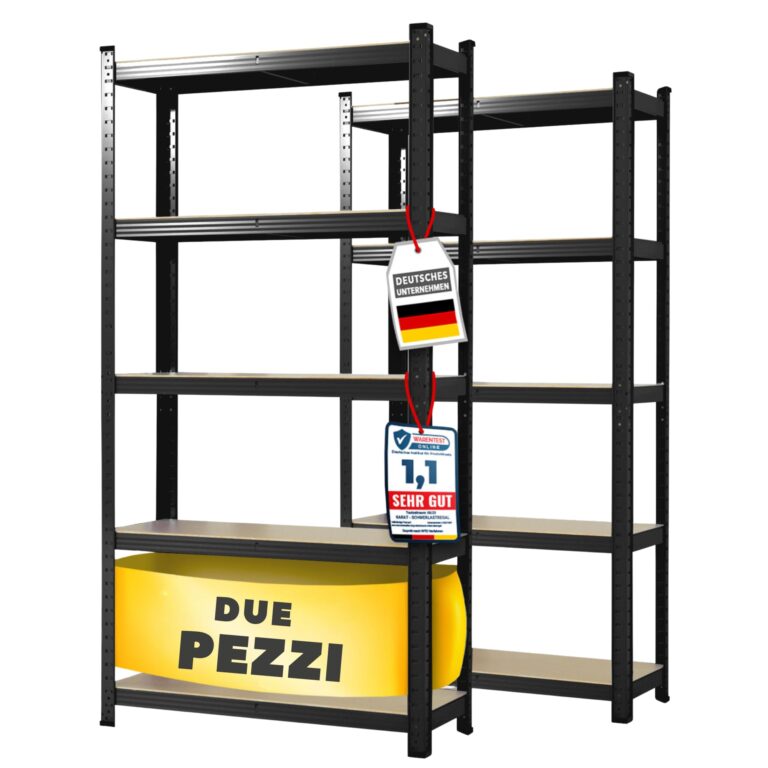 Floordirekt Scaffalatura per carichi pesanti 150x75x30 cm, set da 2