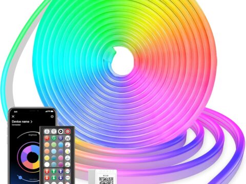 Macchiatto Striscia LED Neon RGB 5M con App e Sync Musica