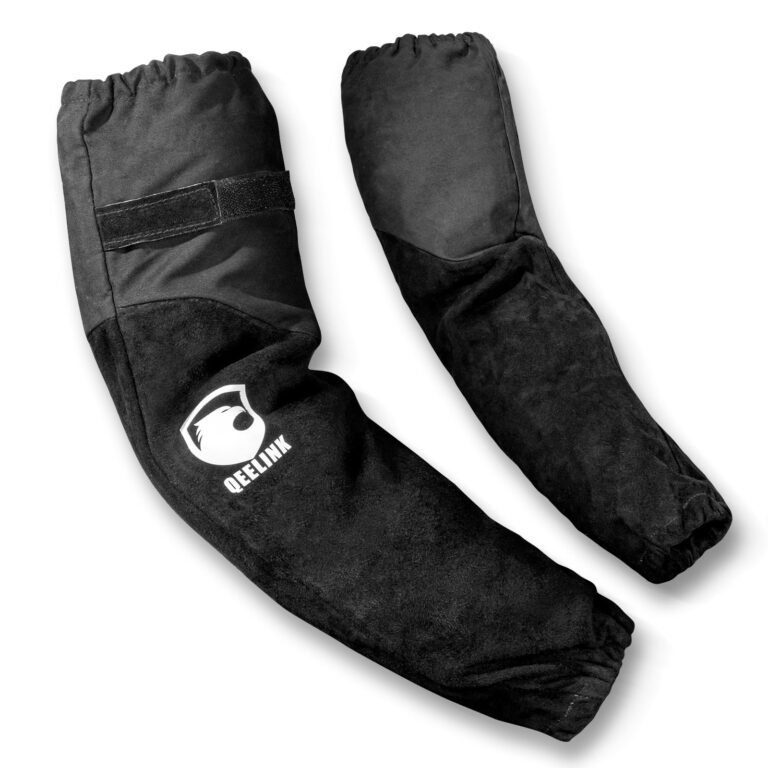 QeeLink Maniche da Lavoro per Saldatura in Pelle Resistenti al Calore
