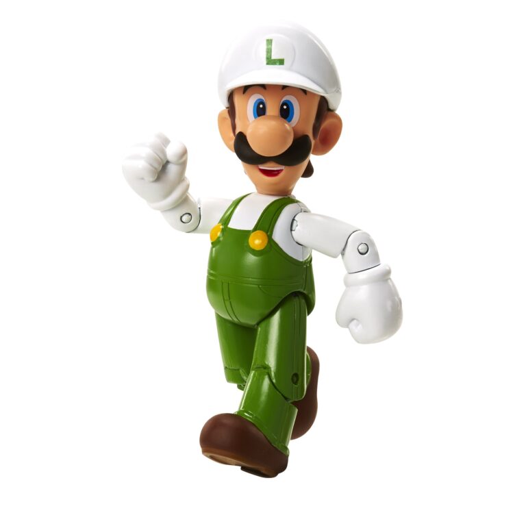 Nintendo Mario Figures Serie 4 Luigi Fuoco 10 cm