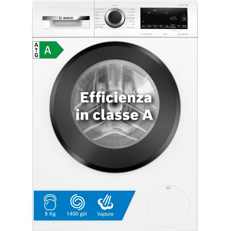 Bosch WGG244Z0IT Serie 6 Lavatrice 9 kg 1400 giri Iron Assist