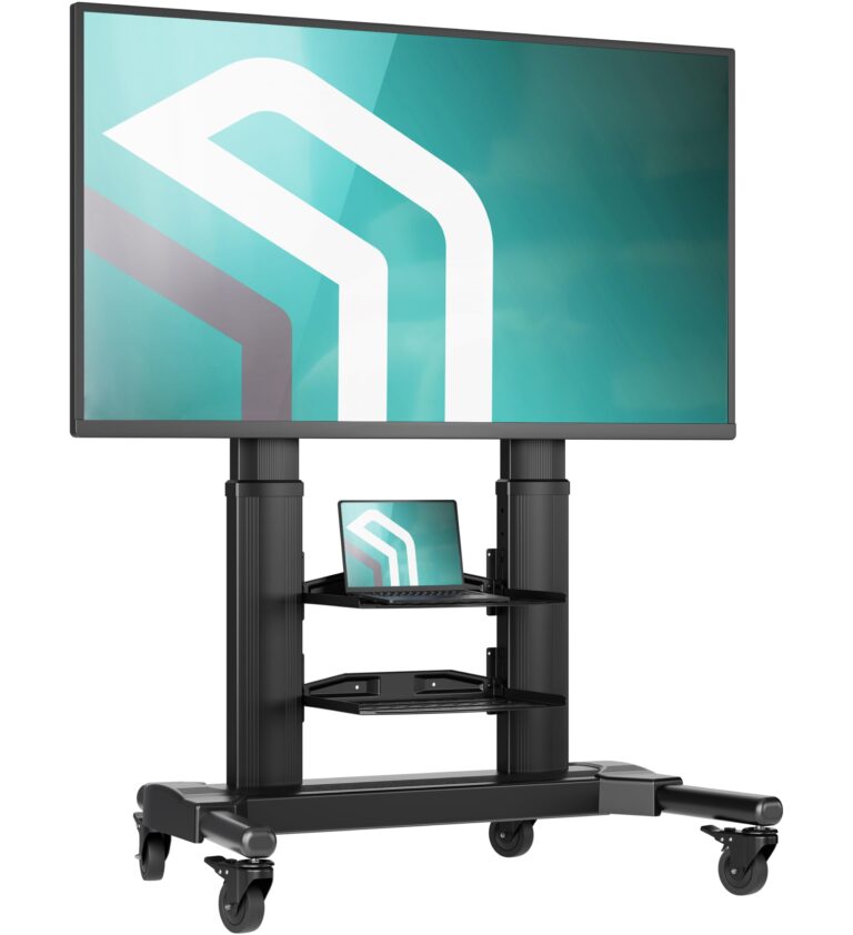 ONKRON Supporto TV da Pavimento con Ruote 40-80 pollici, Carico Totale 65.5 kg, VESA 200x200-700x...