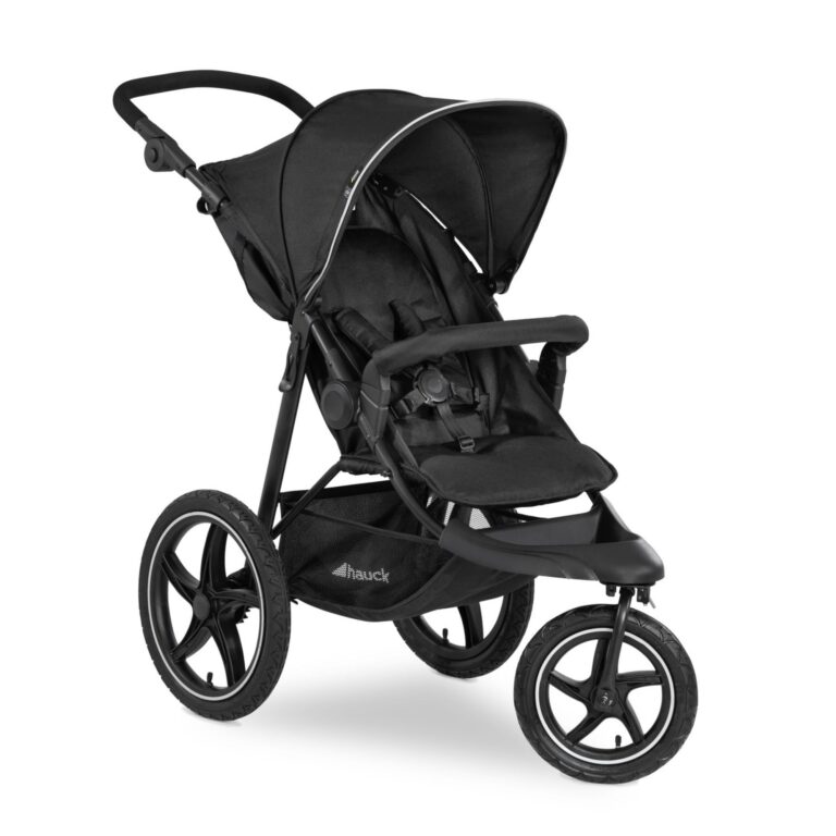 hauck Passeggino 3 Ruote Runner 2 - Con Ruote XL Grandi Ad Aria, Leggero 22 kg Portata, Reclinabile, Regolabile - Cappotta...