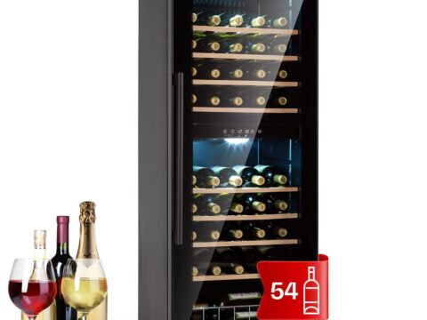 Klarstein Cantinetta Vino Doppia Zona Interno/Esterno con Vetrina
