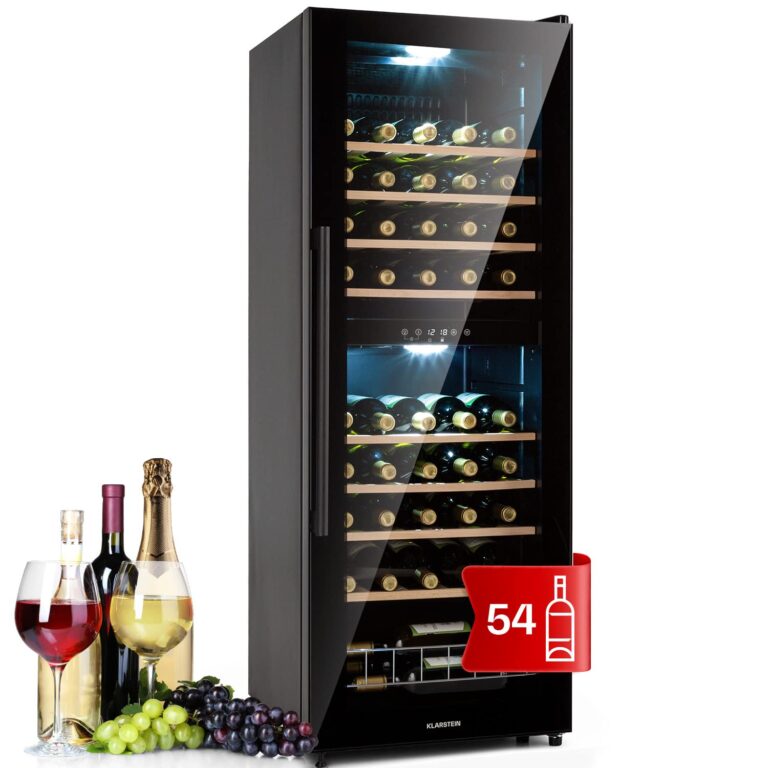 Klarstein Cantinetta Vino Doppia Zona Interno/Esterno con Vetrina