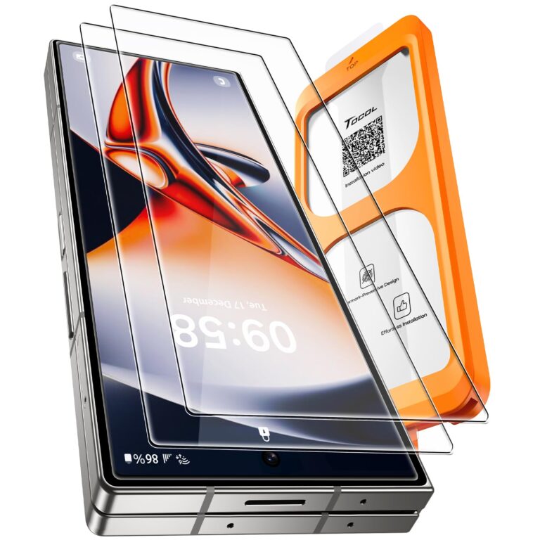 TOCOL Pellicola Protettiva per Samsung Galaxy Z Fold 7, Rimozione Automatica Della Polvere, Installazione Rapida, Senza Bo...