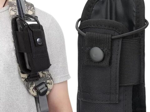 LYQNIHOB porta radio da cintura con custodia protettiva per walkie talkie