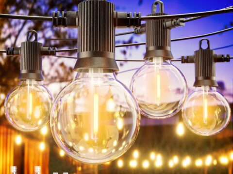 ZOTOYI Catena Luminosa G40 30 metri con 42 Lampadine LED