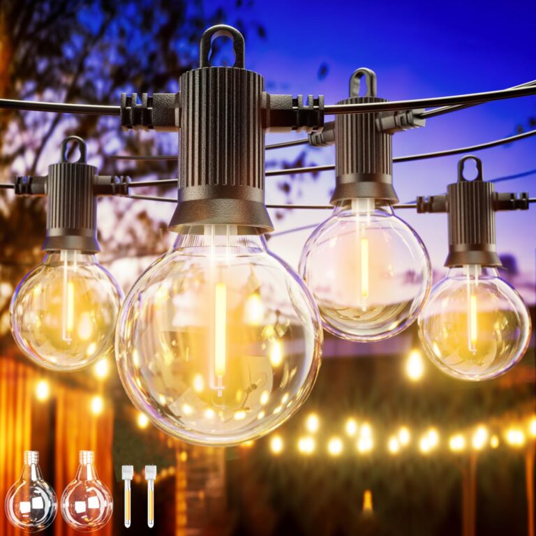 ZOTOYI Catena Luminosa G40 30 metri con 42 Lampadine LED