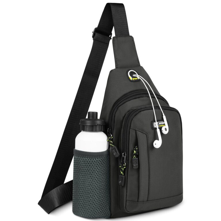 HOTUT Zaino Monospalla Impermeabile con Porta USB