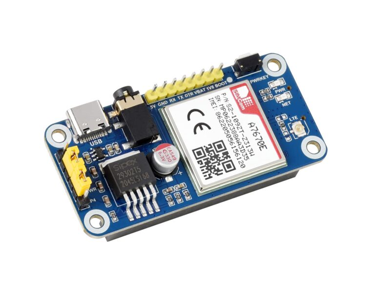 Waveshare A7670E HAT LTE Cat-1 per Raspberry Pi