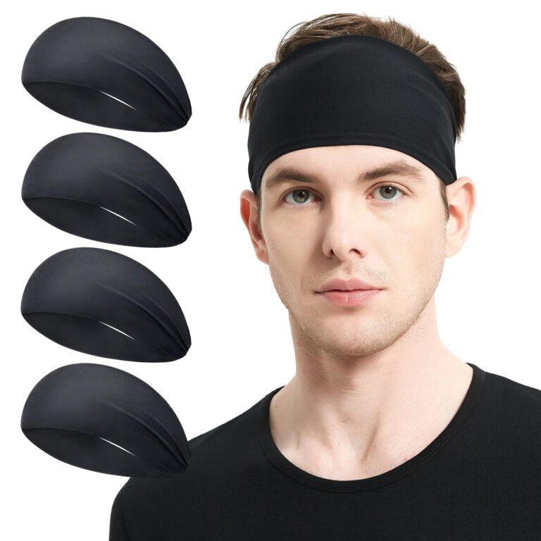 Fasce antisudore sportive unisex, set da 4 pezzi