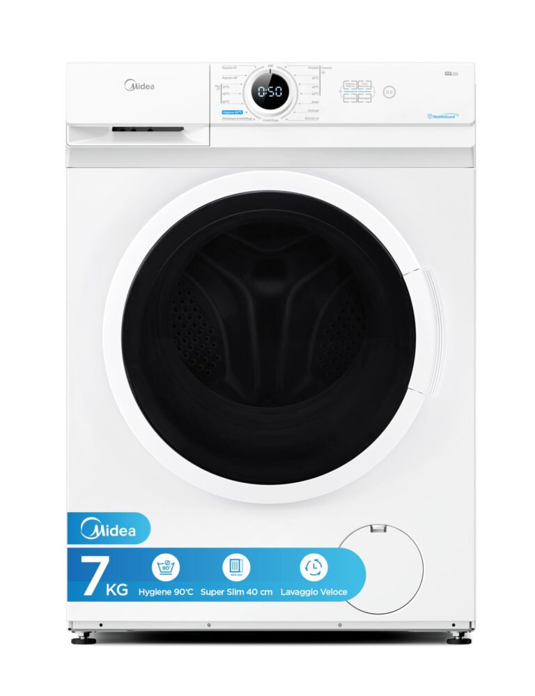 Midea MF100W70/E Lavatrice Slim 7 kg 1200 giri