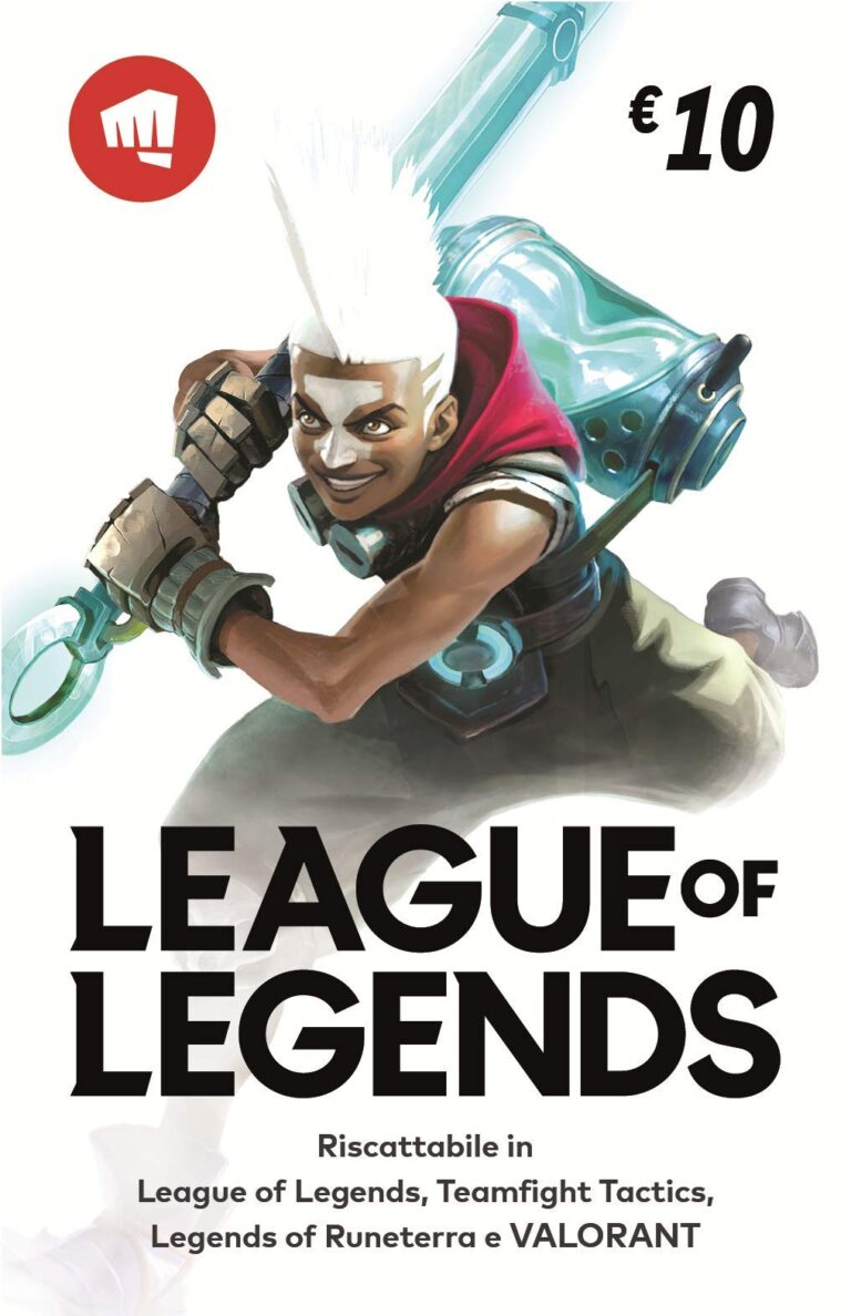 League of Legends 10 Euro Buono Regalo - Riot Points