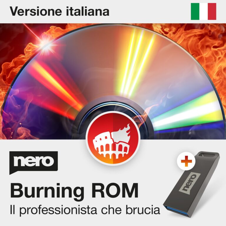 Nero Burning ROM 2026 su Chiavetta USB – Masterizzazione CD DVD Blu-ray