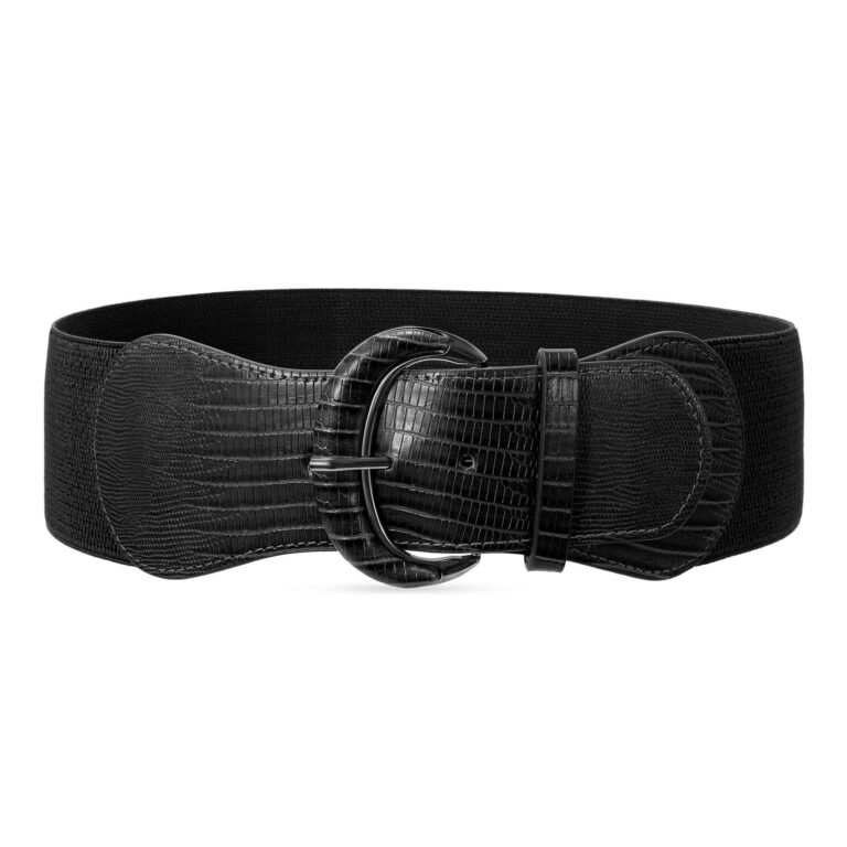 VONMELLI Cintura Elastica Ampia Vintage con Fibbia per Abiti