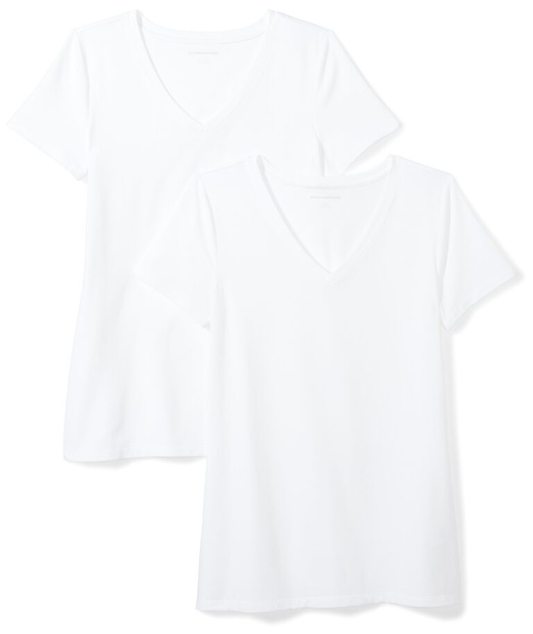 Amazon Essentials T-Shirt Donna Confezione Multipla