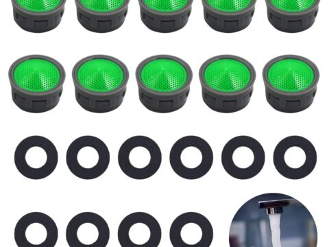 Aeratori per Rubinetto con Regolatore di Flusso, Set da 10 Pezzi
