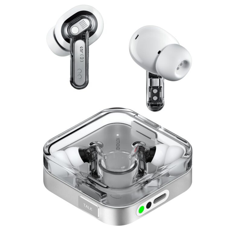 Nothing Ear (3) Auricolari Wireless In-Ear, Cancellazione Adattiva del Rumore, Audio Hi-Res compa...