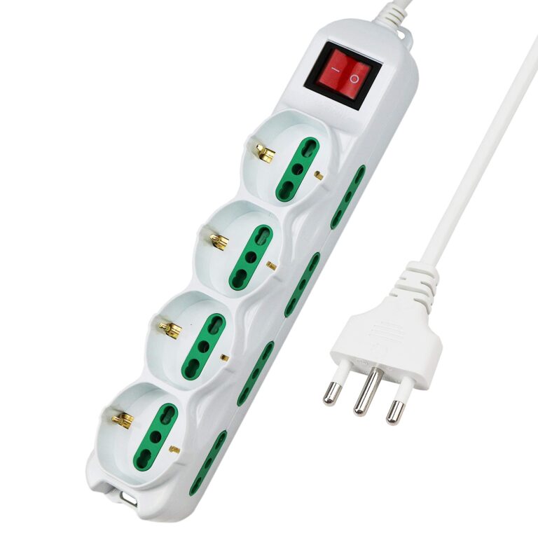 Extrastar Multipresa 12 Posti con Cavo 1,5 m, Schuko 10/16A