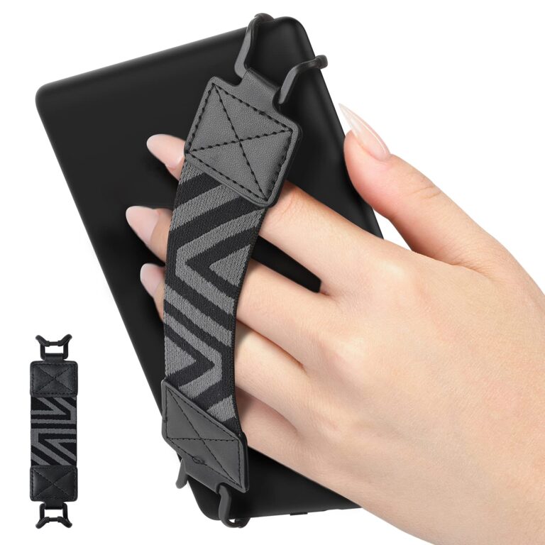 MoKo Cinturino di Sicurezza per 6-8" Kindle eReaders - Kobo/Voyaga/Lenovo/Sony E-Book Tablet, Cinturino da Mano Versatile ...