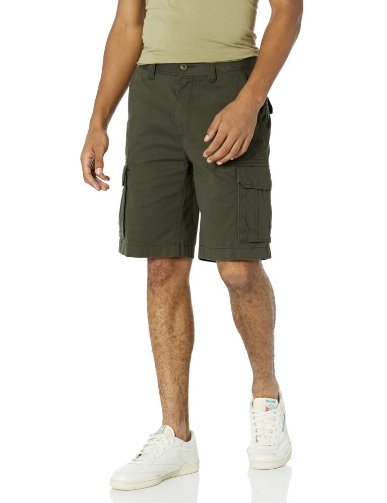 Amazon Essentials Pantaloncini Cargo Uomo Vestibilità Classica 25 cm