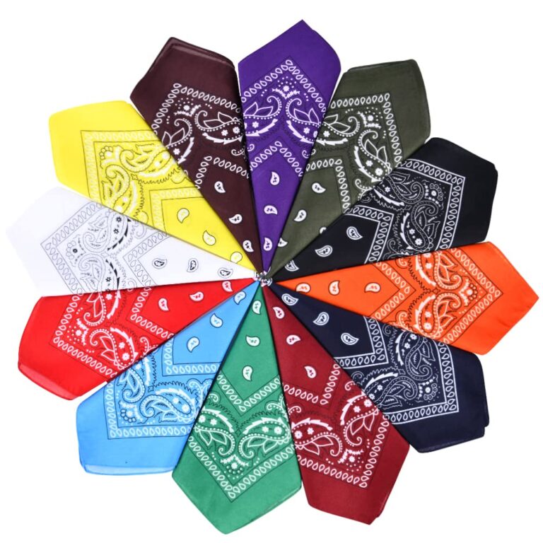 Aomig Bandana, set fazzoletti multicolore per testa e collo