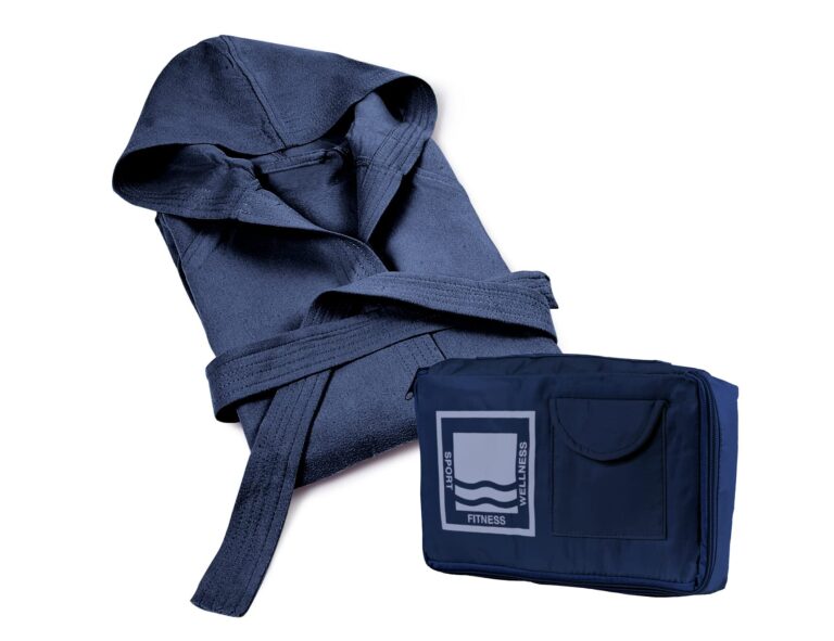 Banzaii Accappatoio Uomo/Donna 100% Microfibra con Cappuccio e Borsa