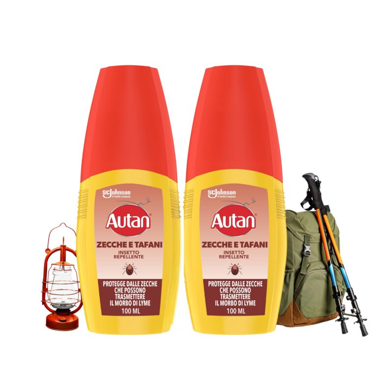 Autan Zecche e Tafani Vapo, Spray Antizecche e Antizanzare Comuni, Tigre e Tropicali, Insetto Repellente, Protezione fino ...