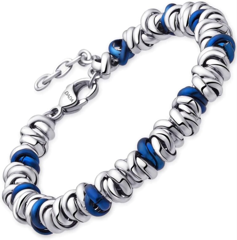 Dada Gioielli Bracciale Donna a Nodino Intrecciato in Acciaio
