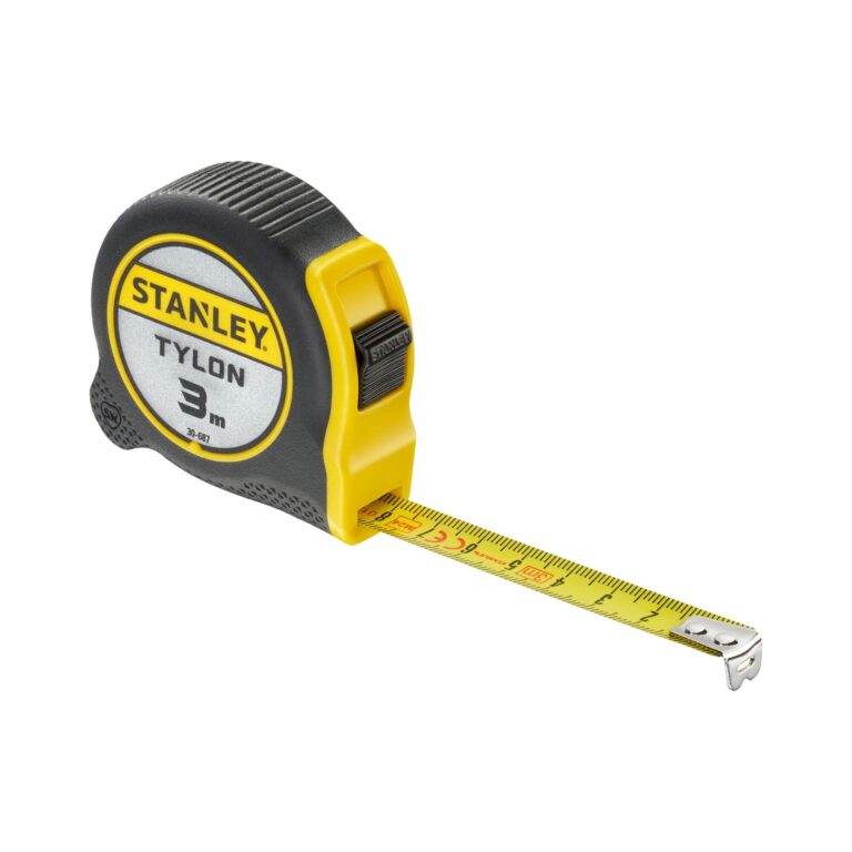 Stanley Flessometro bimateriale 3 metri con clip