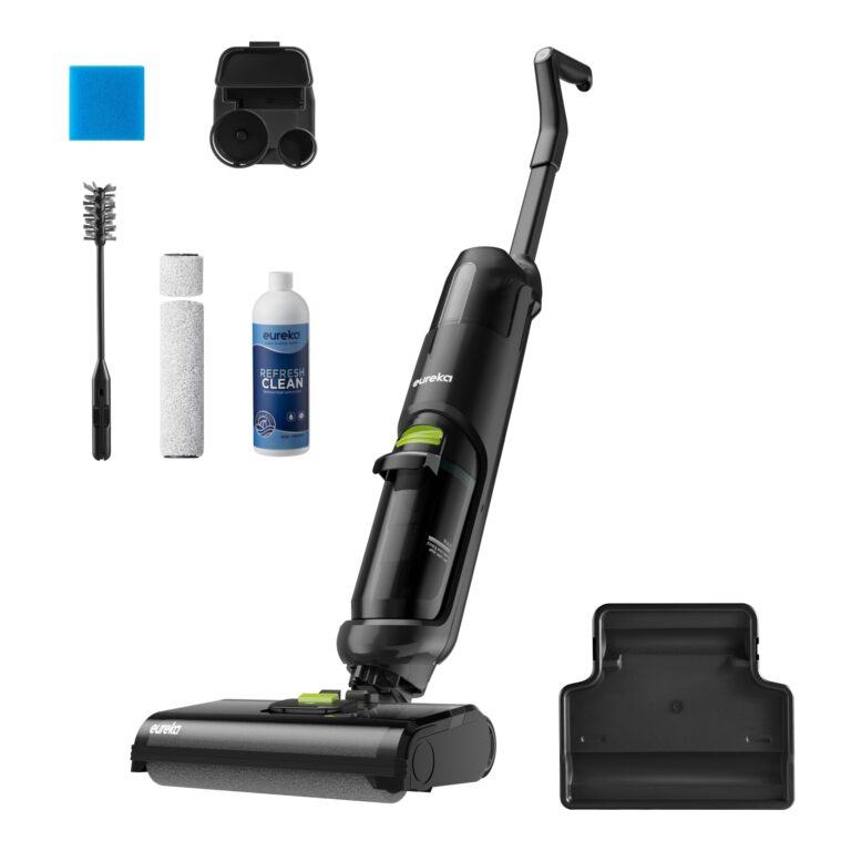 EUREKA NEW400 Lavapavimenti Senza Fili, Aspira e Lava in un Passaggio, 3,95kg Ultraleggero, Autopropulsione, 600ml+400ml D...