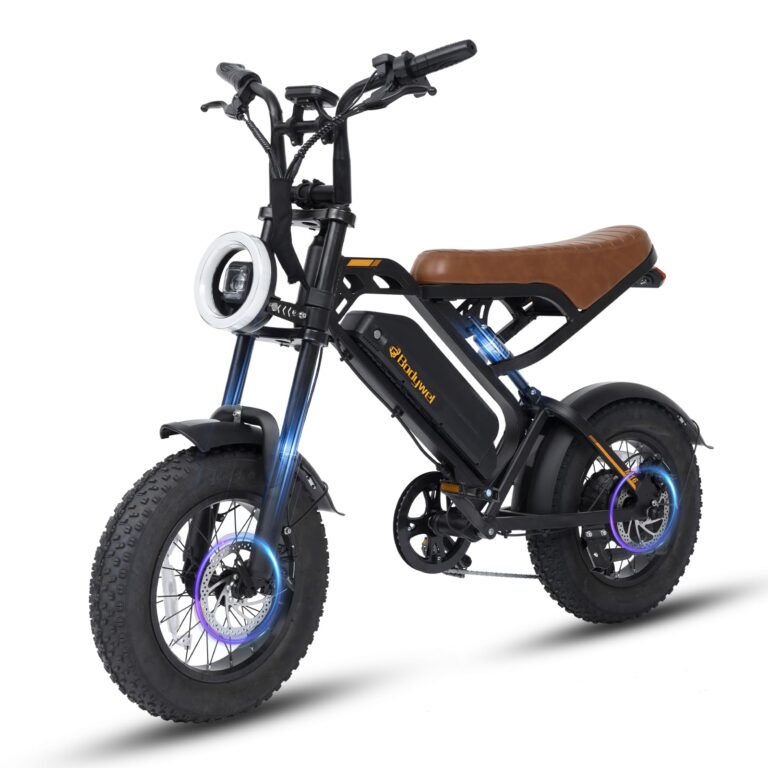 Bodywel M16 Bici Elettrica Uomo, 16x4.0 Zoll Fat Mountain Bike Elettrica, Batteria 48V 13Ah, Moto...