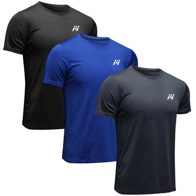 MEETWEE Maglietta Uomo, Maglia a Manica Corta Asciugatura Rapida Fitness T-Shirt da Sport per Cor...