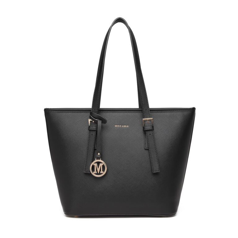 Miss Lulu Borsa Tote Donna Grande in PU per Università e Lavoro