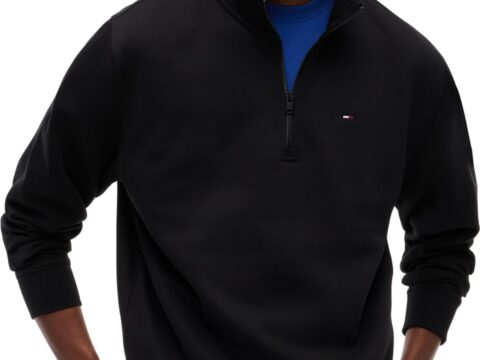 Tommy Jeans felpa mezza zip uomo