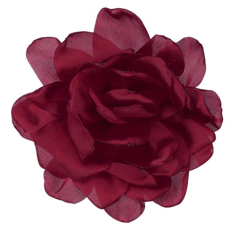 PATIKIL Spilla Fiore in Raso di Seta - Grande Peonia per Cerimonie