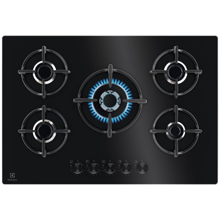 Electrolux Piano Cottura Gas EGG75372K 75 cm 5 Fuochi con Wok