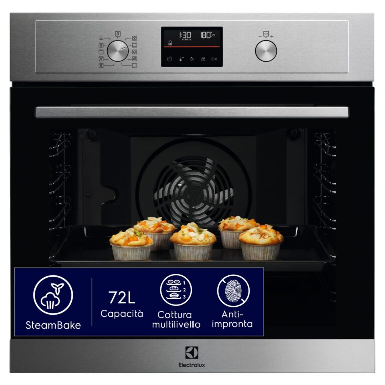 Electrolux EOD4P46TX Forno a Vapore da Incasso 72 L