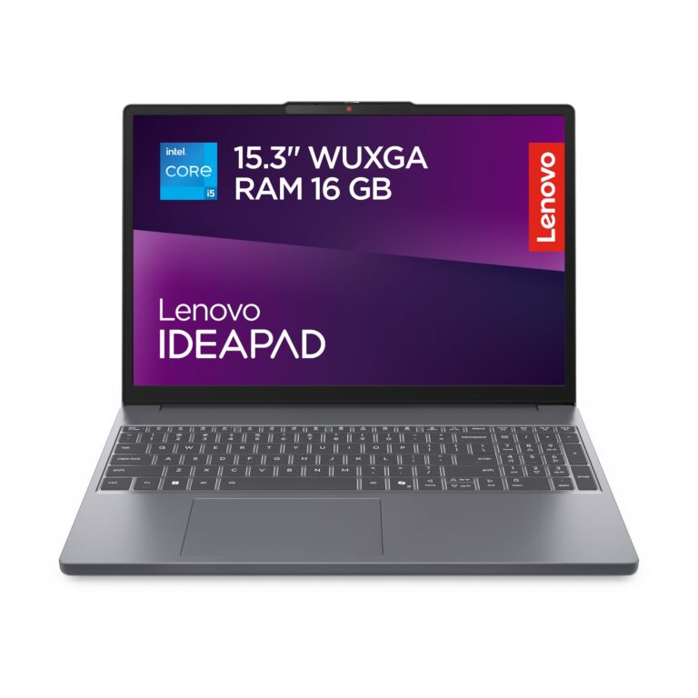 Lenovo IdeaPad Slim 3 Notebook 15" IPS (1920x1200) Intel Core i5-13420H, 16GB RAM DDR5, 512GB SSD, WiFi 6, Windows 11 Home, Laptop Sottile per Lavoro, Studio e Multitasking