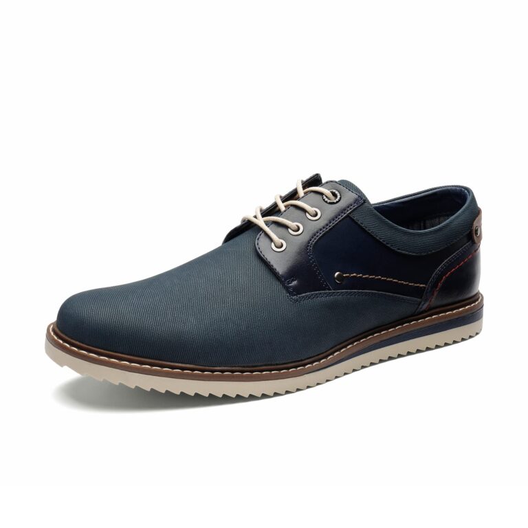 Bruno Marc Scarpe Derby Stringate Uomo Stile Vintage Nero