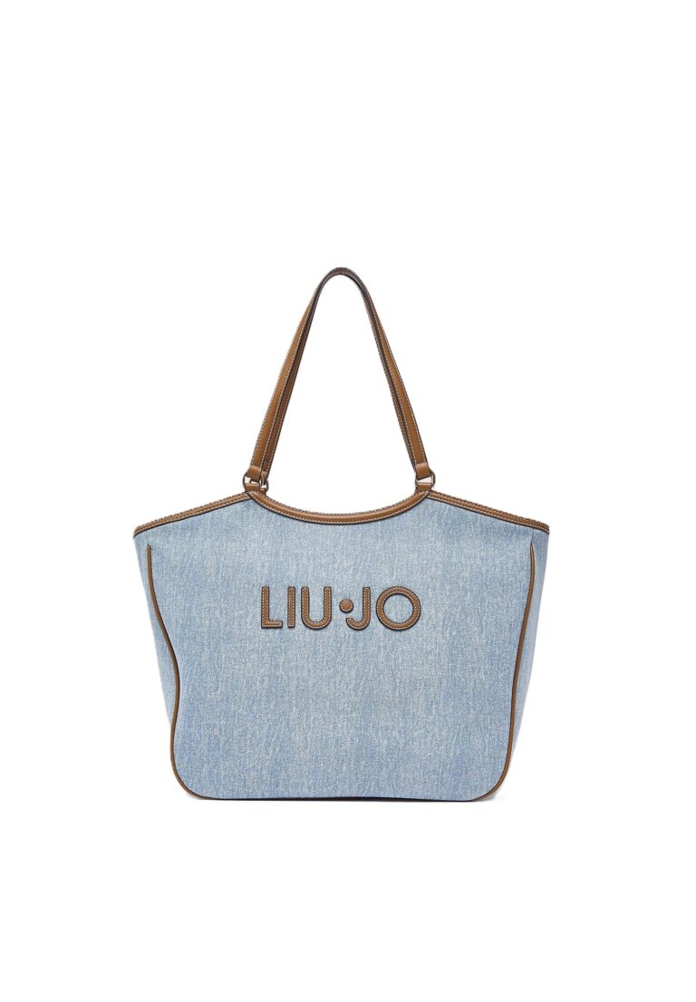 Liu Jo borsa a tracolla borsa shopper Ferielle Tote Light Denim celeste