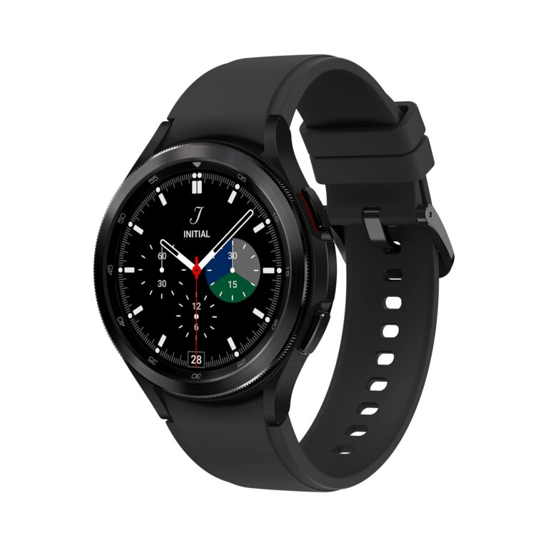 Samsung Galaxy Watch4 Classic 46mm SmartWatch Acciaio Inox, Ghiera Rotante, Monitoraggio Benessere, Fitness Tracker, 2021,...