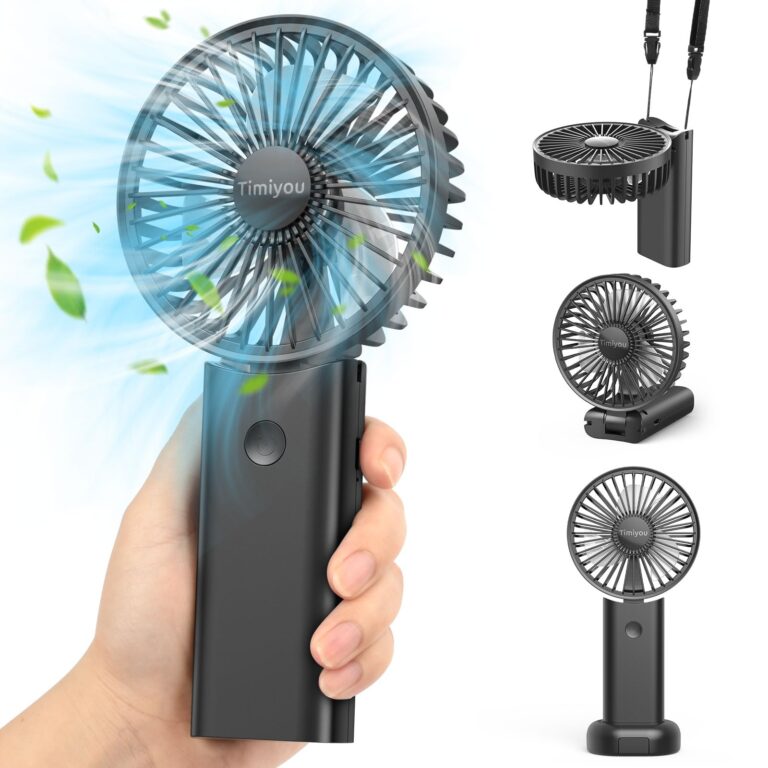 Timiyou Mini Ventilatore USB Portatile Pieghevole 3 Velocità
