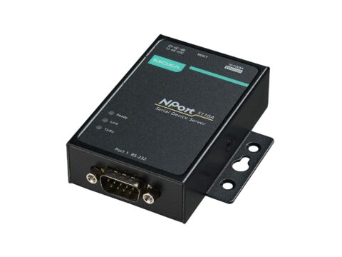 Moxa NPort 5110A – Server seriale RS-232 a Ethernet industriale