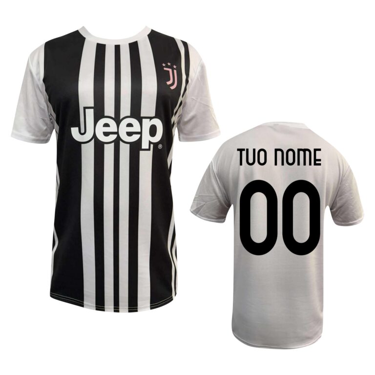 JUVENTUS Maglia Juve Replica Stadio Ufficiale Adulto Bambino Personalizzabile
