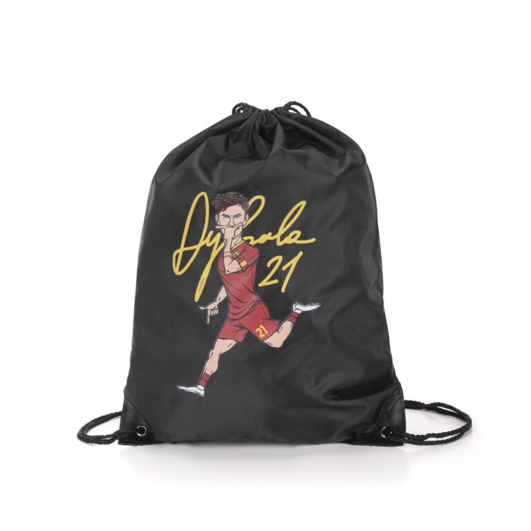 AS Roma BAGS-GDY01 Gymsack, Nero, Standard